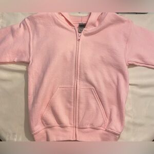 Gildan Baby Pink Women’s Zip Up Size XS